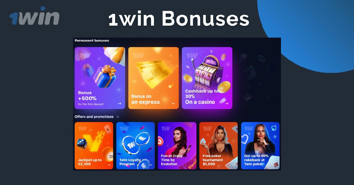 1win казино бонустары
